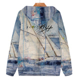 Men's Lightweight Sailing Zip Hoodie