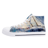 Women's Sailing High Top Canvas Shoes
