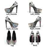 abstract high heels