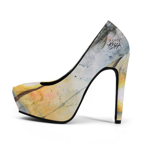 beach high heels