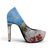 beachy high heels