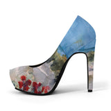 beachy platform pumps