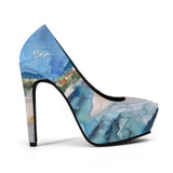 Scott Kish beach high heels