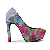 Caribbean platform pumps