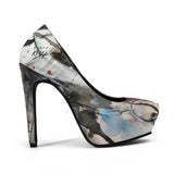 abstract high heels