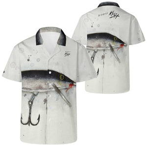 Men's Fishing Hawaiian Shirt - Classic Floating Lure