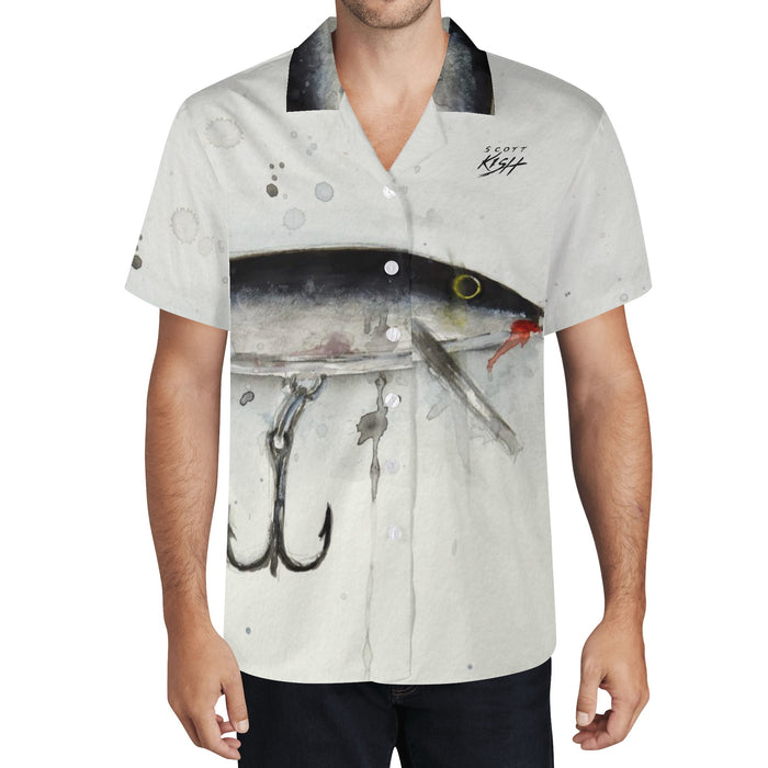 Men's Fishing Hawaiian Shirt - Classic Floating Lure