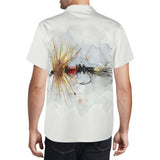 Men's Fishing Hawaiian Shirt - Royal Wulff Fly
