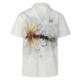 Men's Fishing Hawaiian Shirt - Royal Wulff Fly