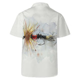 Men's Fishing Hawaiian Shirt - Royal Wulff Fly