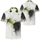 Men's Fishing Hawaiian Shirt - Wooly Bugger Fly