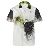 Men's Fishing Hawaiian Shirt - Wooly Bugger Fly