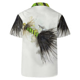 Men's Fishing Hawaiian Shirt - Wooly Bugger Fly