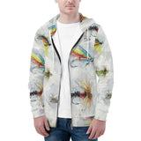 Men's Heavy Fly Fishing Zip Hoodie