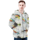 Men's Heavy Fly Fishing Zip Hoodie