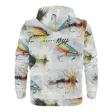 Men's Heavy Fly Fishing Zip Hoodie