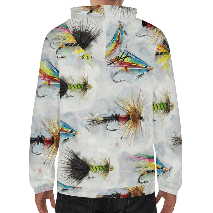 Men's Lightweight Zip Fly Fishing Hoodie