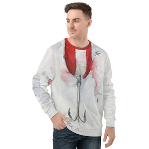 Men's Fishing Sweatshirt - Red Devil Lure