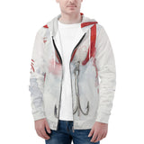Men's Heavy Fishing Zip Hoodie - Red Devil Lure