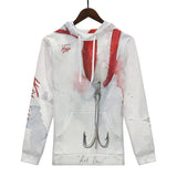 Men's Heavy Fishing Hoodie - Red Devil Lure