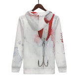 Men's Heavy Fishing Hoodie - Red Devil Lure