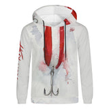 Men's Lightweight Fishing Hoodie - Red Devil Lure