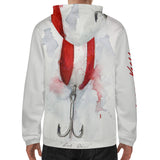 Men's Lightweight Fishing Hoodie - Red Devil Lure