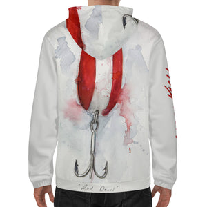 Men's Lightweight Fishing Hoodie - Red Devil Lure