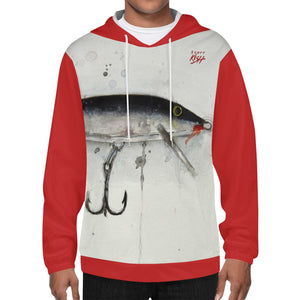 Men's Lightweight Fishing Hoodie - Classic Floating Lure