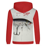 Men's Lightweight Fishing Hoodie - Classic Floating Lure