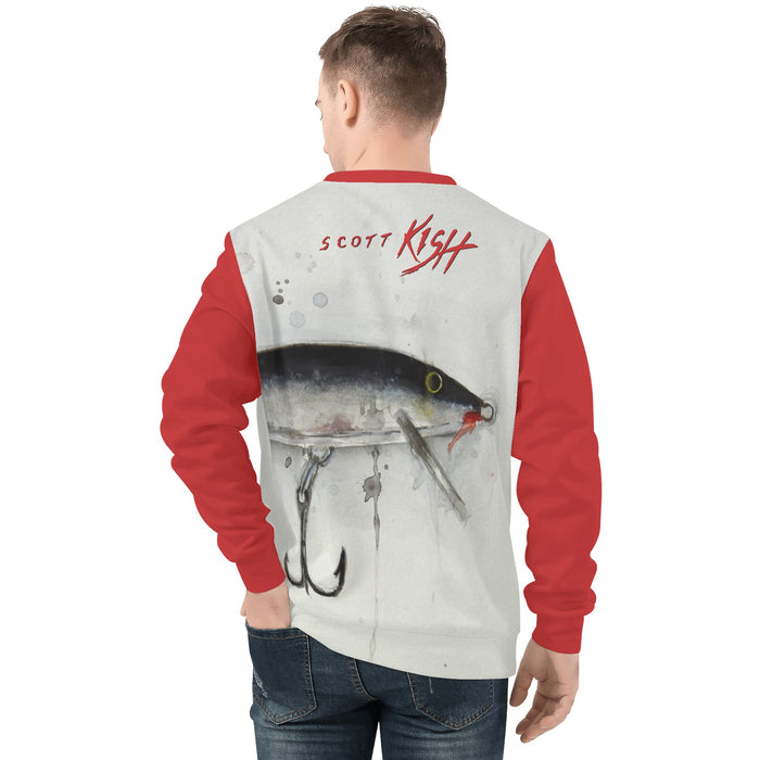 Men's Fishing Sweatshirt - Classic Floating Lure