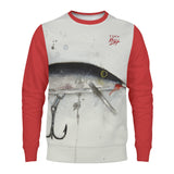 Men's Fishing Sweatshirt - Classic Floating Lure