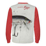 Men's Fishing Sweatshirt - Classic Floating Lure