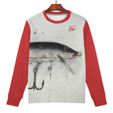 Men's Fishing Sweatshirt - Classic Floating Lure