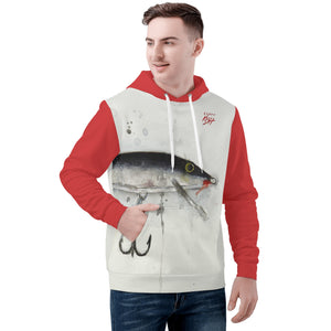 Men's Heavy Fishing Hoodie - Classic Floating Lure