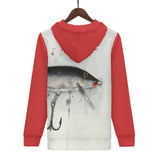 Men's Heavy Fishing Zip Hoodie - Classic Floating Lure
