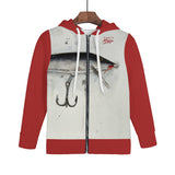 Youth Fishing Zip Hoodie - Classic Floating Lure