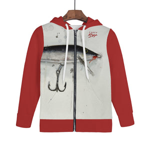 Youth Fishing Zip Hoodie - Classic Floating Lure