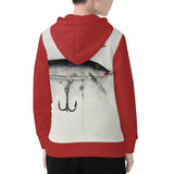 Youth Fishing Zip Hoodie - Classic Floating Lure