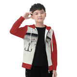 Youth Fishing Zip Hoodie - Classic Floating Lure