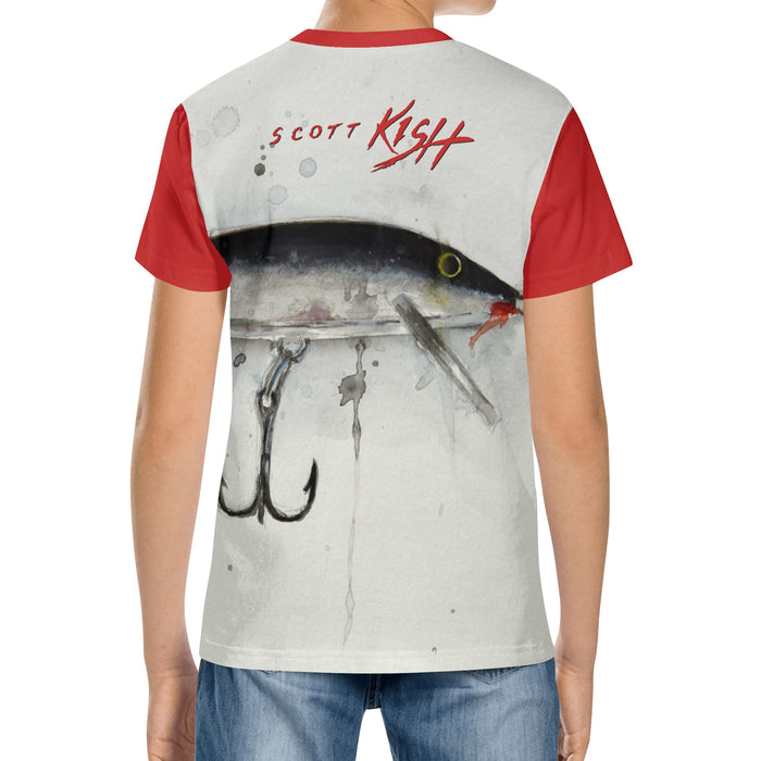 Youth Fishing T-Shirt - Classic Floating Lure