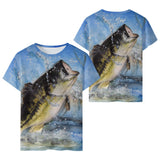 Youth Fishing T-Shirt - Largemouth Bass