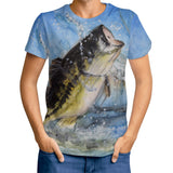 Men's Fishing T-Shirt - Largemouth Bass