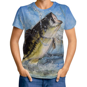 Men's Fishing T-Shirt - Largemouth Bass