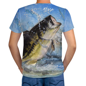 Men's Fishing T-Shirt - Largemouth Bass