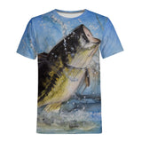 Men's Fishing T-Shirt - Largemouth Bass