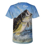 Men's Fishing T-Shirt - Largemouth Bass