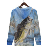 Men's Heavy Fishing Hoodie - Largemouth Bass