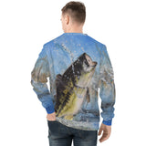 Men's Fishing Sweatshirt - Largemouth Bass