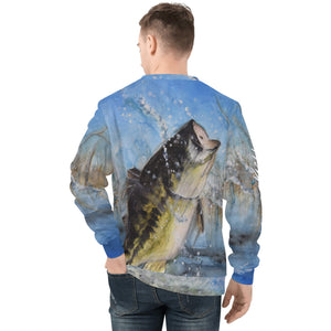 Men's Fishing Sweatshirt - Largemouth Bass